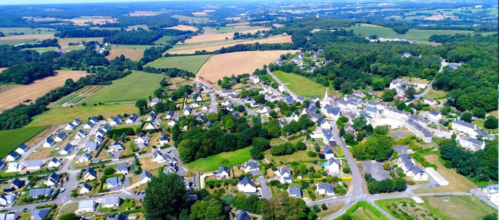 Moustoir-Ac vue aérienne