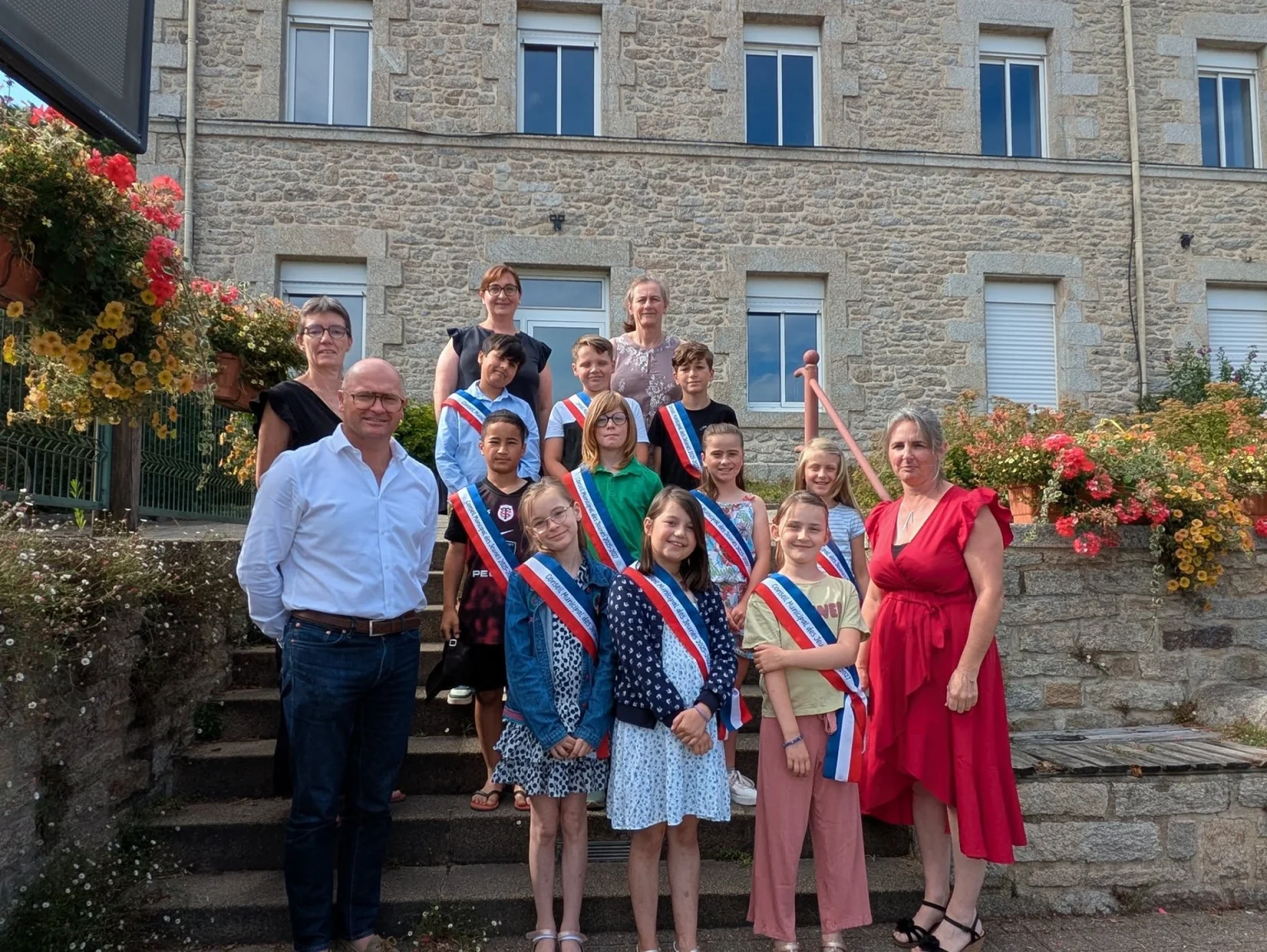Conseil Municipal des Jeunes de la Mairie de Moustoir-Ac, en mandat de 2025 à 2027.